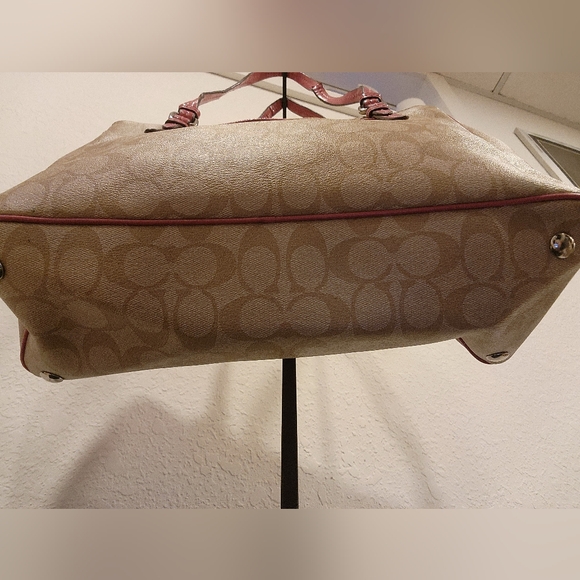 Coach Peyton Signature double zip carryall tote bag - Picture 8 of 14